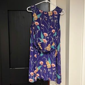 Beautiful Anthropologie purple floral dress size 6